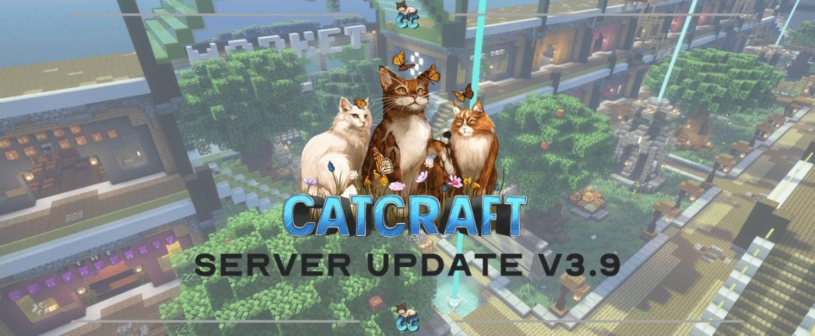 CatCraft Server Updates v3.2-3.9